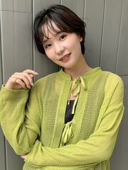 beff（べフ）京都四条河原町のヘアサロン-前髪ニュアンスパーマ
