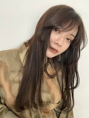 beff（べフ）京都四条河原町のヘアサロン-くせ毛活かしのストレート×前髪パーマ