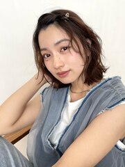 beff（べフ）京都四条河原町のヘアサロン-簡単前髪クリップアレンジ