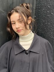 beff（べフ）京都四条河原町のヘアサロン-ウェーブパーマアレンジ